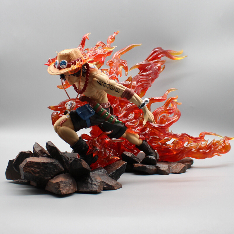 One Piece Portgas D Ace Flame Fist Action Figure