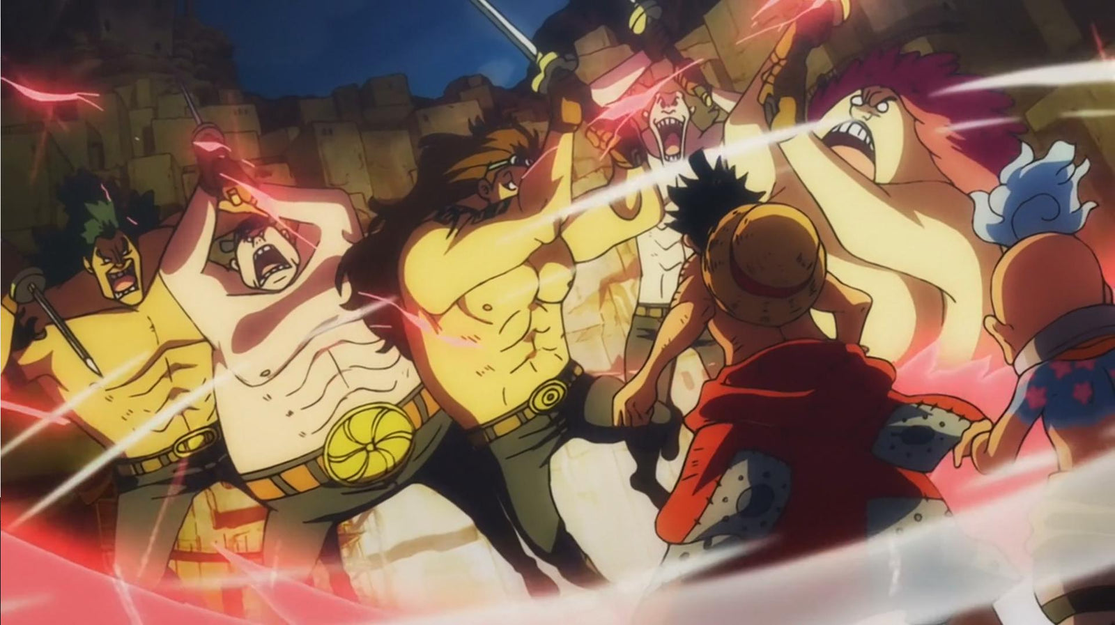 Queen’s Sumo Inferno vs luffy