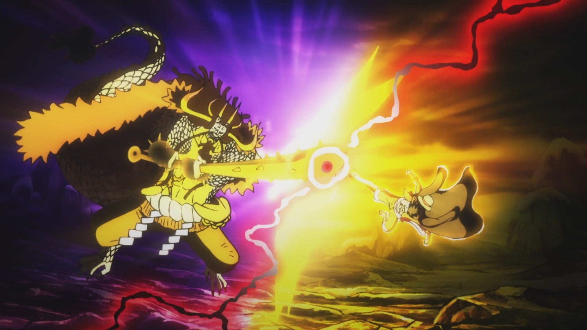 One Piece Reveals an Epic Key Visual for Episode 1000! Luffy vs. Kaido! -  Anime Ukiyo