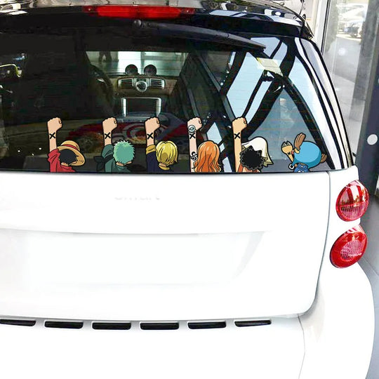 OnePiece-CarStickers-waterproof-mynakama-anime-luffy-zoro-nami-sanji-chopper-brook-robin-usopp-franky-car-bike-show-off