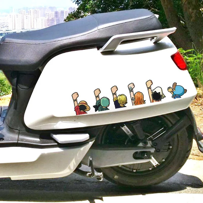 OnePiece-CarStickers-waterproof-mynakama-anime-luffy-zoro-nami-sanji-chopper-brook-robin-usopp-franky-car-window-bike-motorcycle