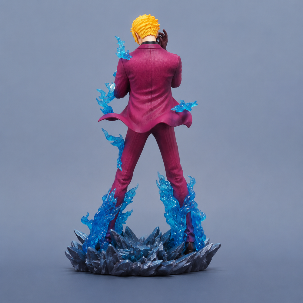 Sanji Blue Flame Figure