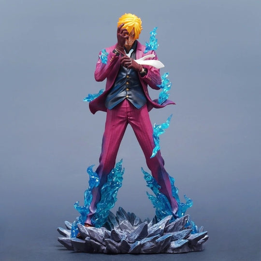 Sanji Blue Flame Figure