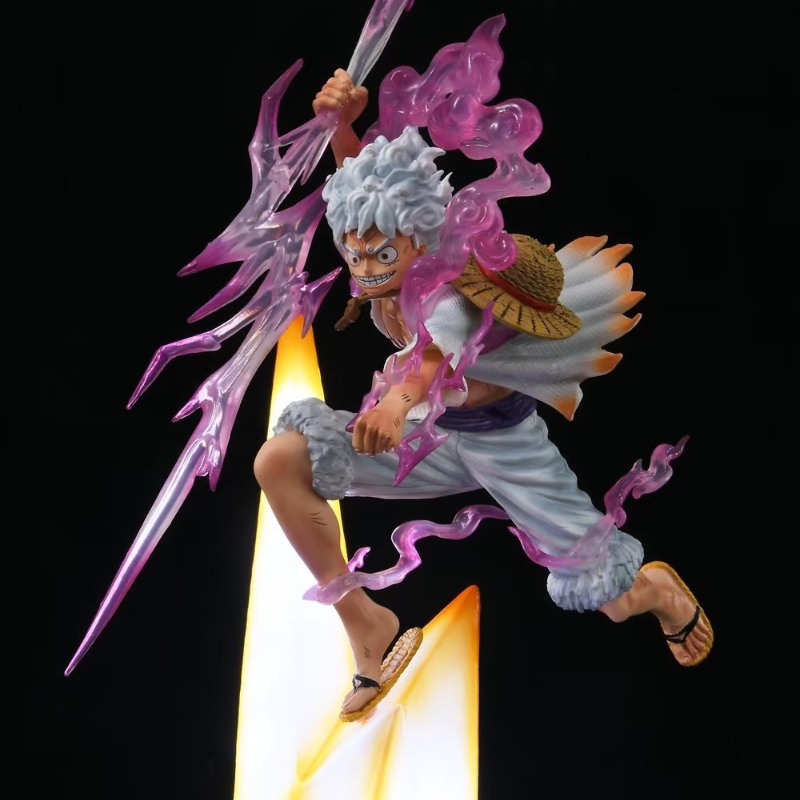 26cm Anime One Piece Figura Sun God Nika Gear 5 Luffy PVC Estatueta de