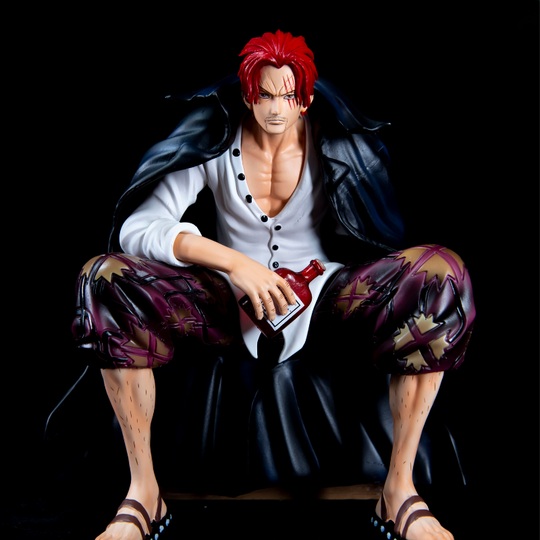 red-hair-Shanks-ActionFigure-sake-hat-2-different-hands-haki-onepiece-manga-anime-mynakama-pvc-17cm