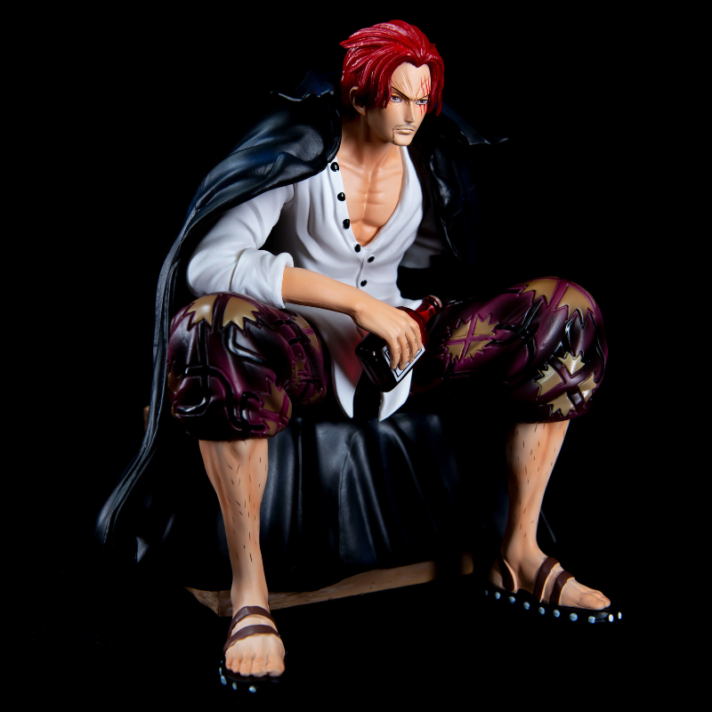 red-hair-Shanks-ActionFigure-sake-hat-2-different-hands-haki-onepiece-manga-anime-mynakama-pvc-17cm