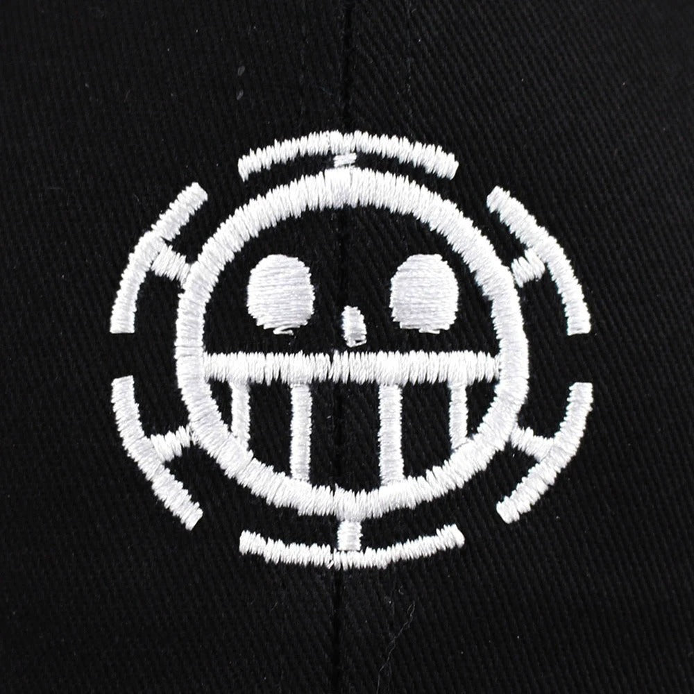 trafalgar-law-basevall-hat-cottom-adjustable-black-onepiece-logo