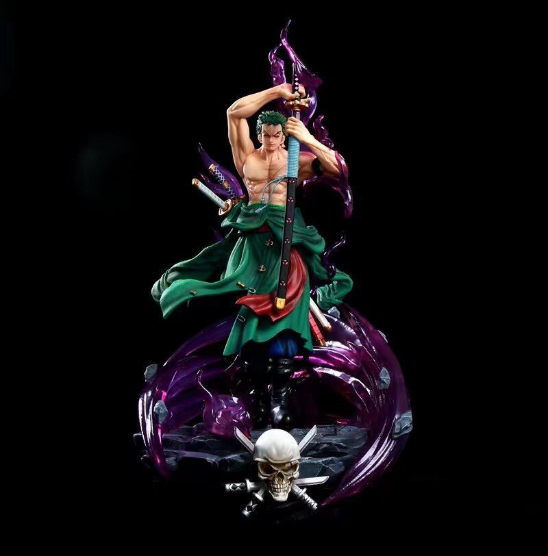 Roronoa Zoro LED Statue