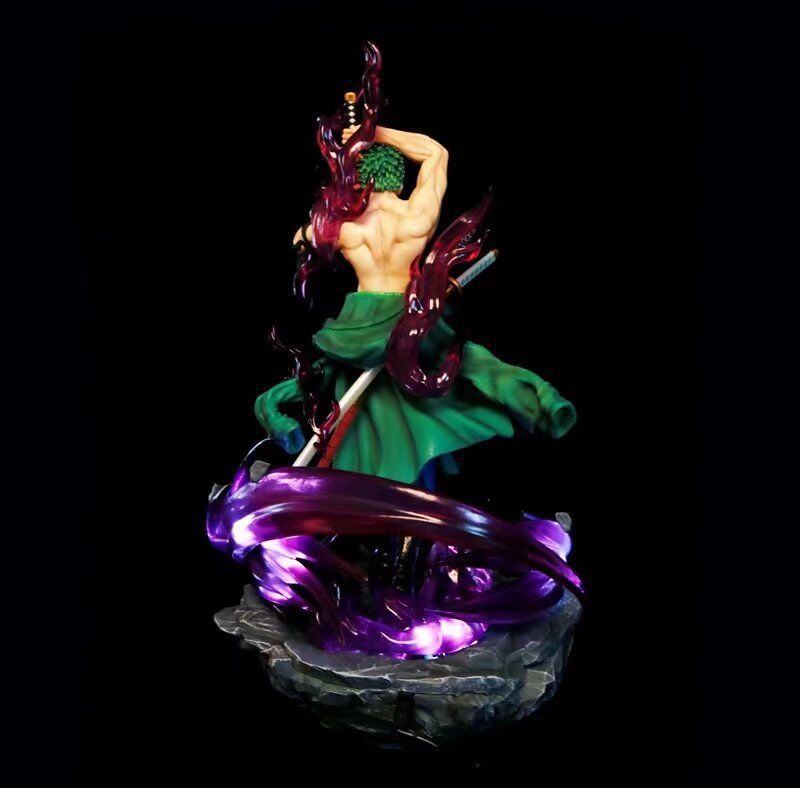 Roronoa Zoro LED Statue