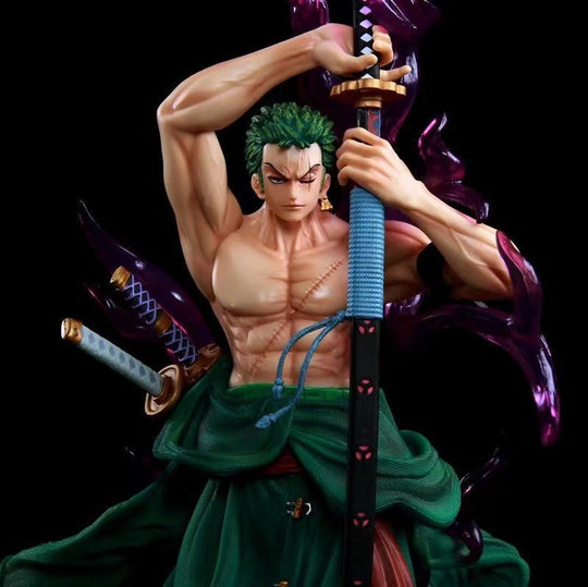 Roronoa Zoro LED Statue