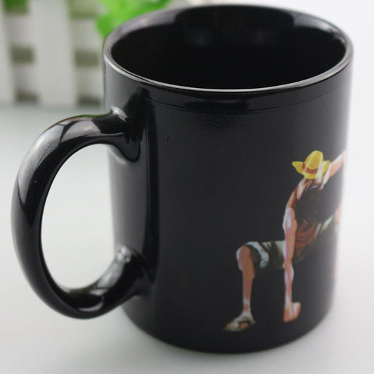 one piece-mugs-luffy-gear2-changing mug-Colour-Changing-One-Piece-Mugs-mug