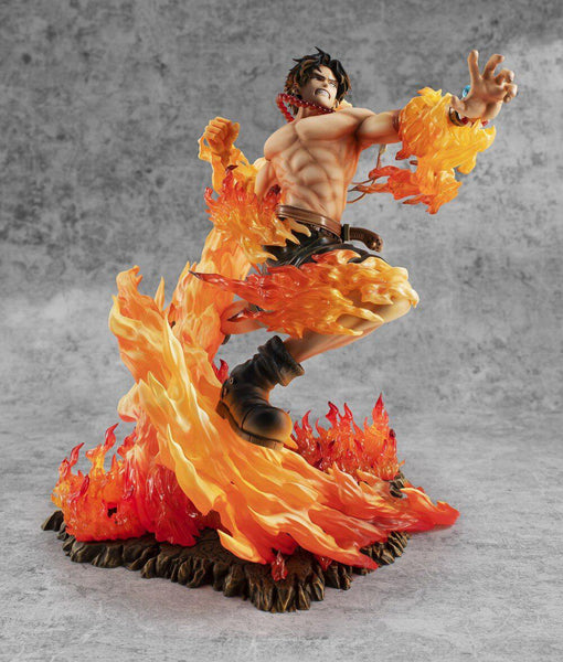 Portgas D Ace Standing Posture Figure Flame BT 23cm HOT