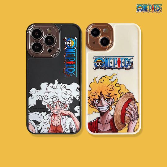 Gear5-monkeydluffy-awaken-fruits-sungodnikka-wano-onepiece-iphone-case-black-white