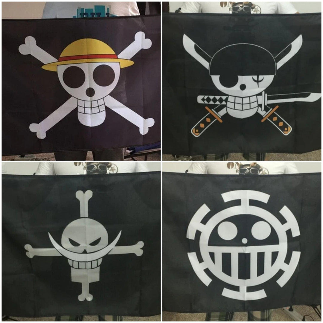 High Quality Flags-flags-flags, law, luffy, one piece, pirate flag, shirohige, whitebeard, zoro-onepiece-anime-manga-onepiecestore-onepieceproducts-MyNakama