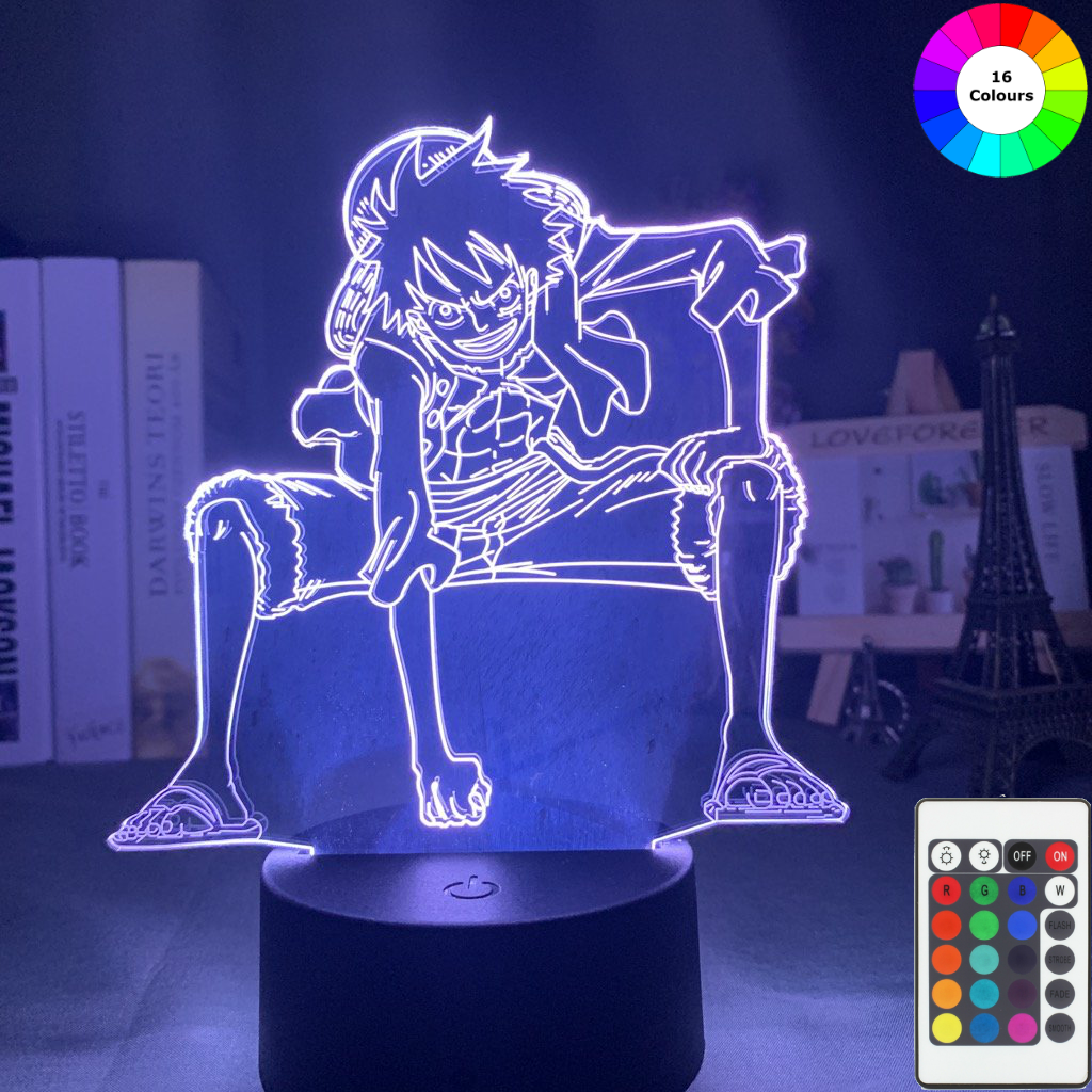 Luffy 3D LED Illusion Lamp – MyNakama