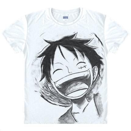 T-shirt One Piece Luffy - Preto
