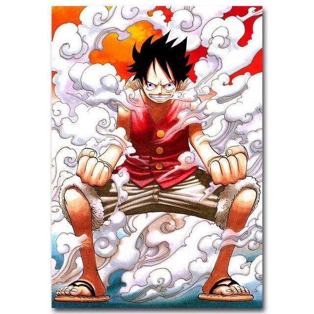 Luffy Gear 2 Poster-posters-fabric, posters, silk-onepiece-anime-manga-onepiecestore-onepieceproducts-MyNakama