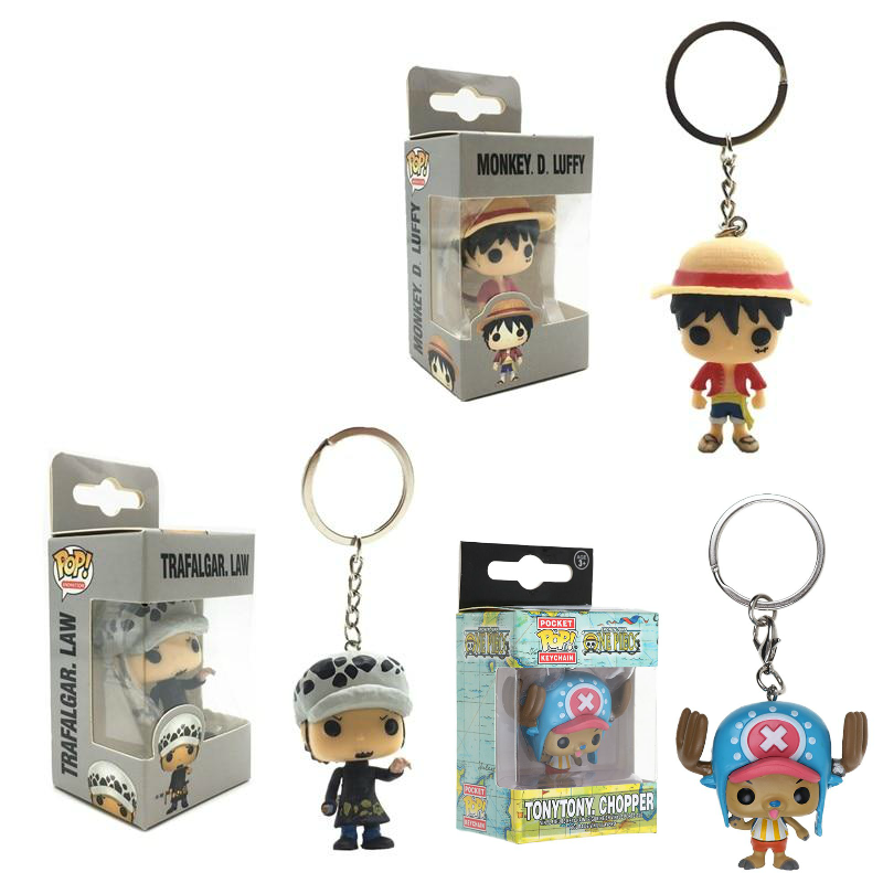 Luffy - Law - Chopper Funko Pop Keychain-Keychain-keychain, law, luffy-onepiece-anime-manga-onepiecestore-onepieceproducts-MyNakama