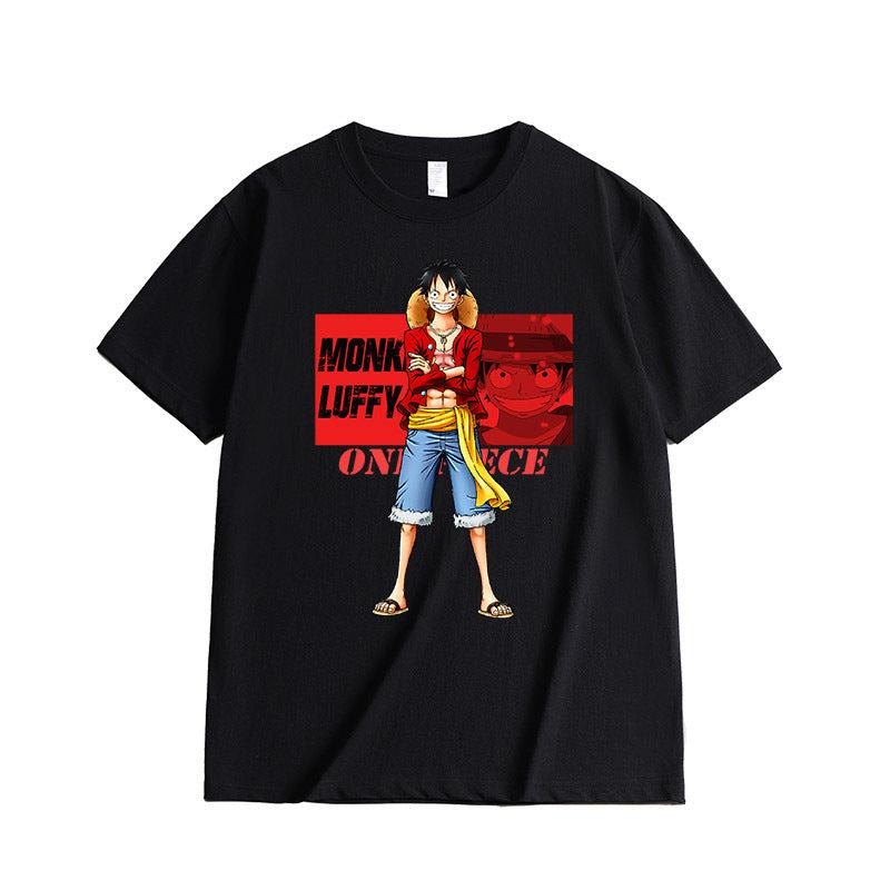 Luffy-t-shirt-one-piece-anime-black