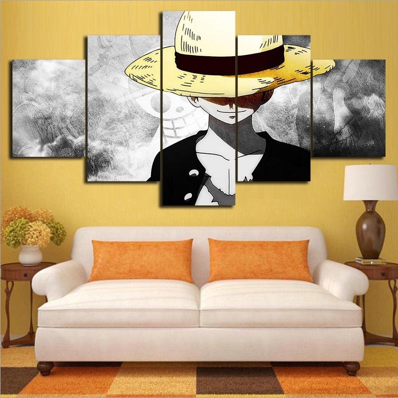 Monkey D. Luffy Canvas - 5 HD Pieces-canvas-canvas, painting, wall-onepiece-anime-manga-onepiecestore-onepieceproducts-MyNakama