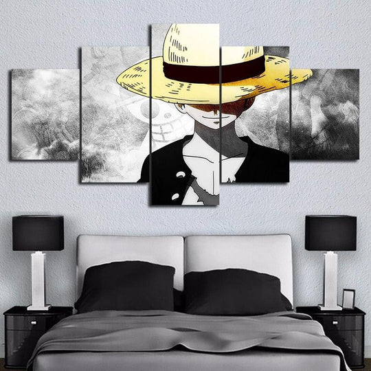 Monkey D. Luffy Canvas - 5 HD Pieces-canvas-canvas, painting, wall-onepiece-anime-manga-onepiecestore-onepieceproducts-MyNakama