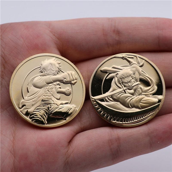 Jojo Cosplay Gold Plated Coin Anime Badge Medallion Art Collection Gift -  Newegg.com