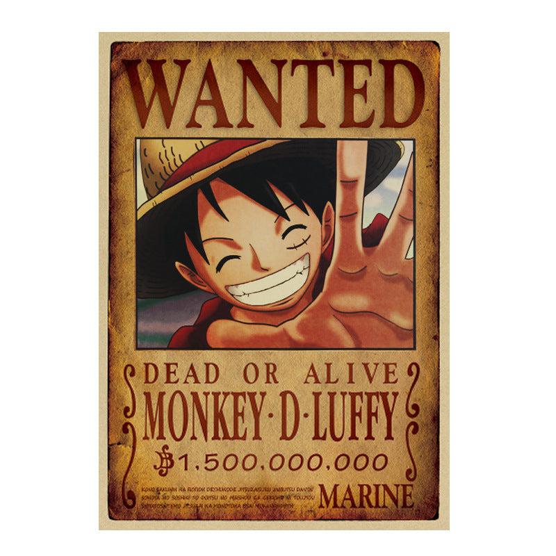 Monkey-d-luffywanted-poster-one-piece-anime