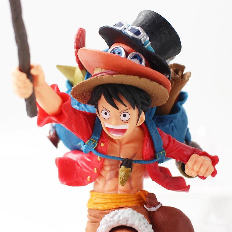 Monkey D. Luffy-running-3 brothers-action figure-one piece