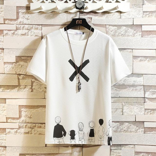 Nakama's T-shirt - One Piece-t shirts-mugiwaras, nakama, t shirt, x-onepiece-anime-manga-onepiecestore-onepieceproducts-MyNakama