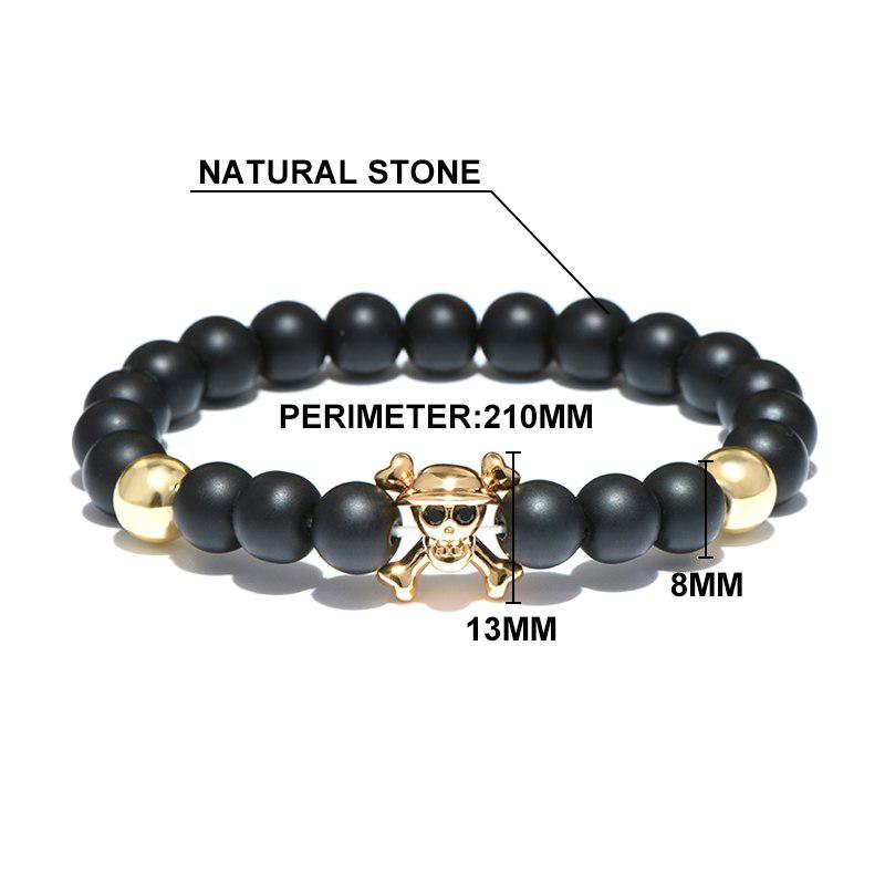 Natural Stone Skull - One Piece Bracelet-bracelet-bracelet, one piece bracelet-onepiece-anime-manga-onepiecestore-onepieceproducts-MyNakama