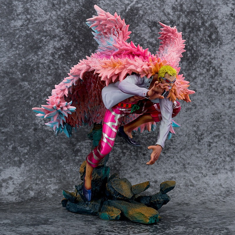 One-Piece-Doflamingo-Action-Figure-Group-ShotThe-figure-fits-perfectly-with-other-One-Piece-action-figures-allowing-you-to-recreate-iconic-scenes-from-the-anime-and-manga