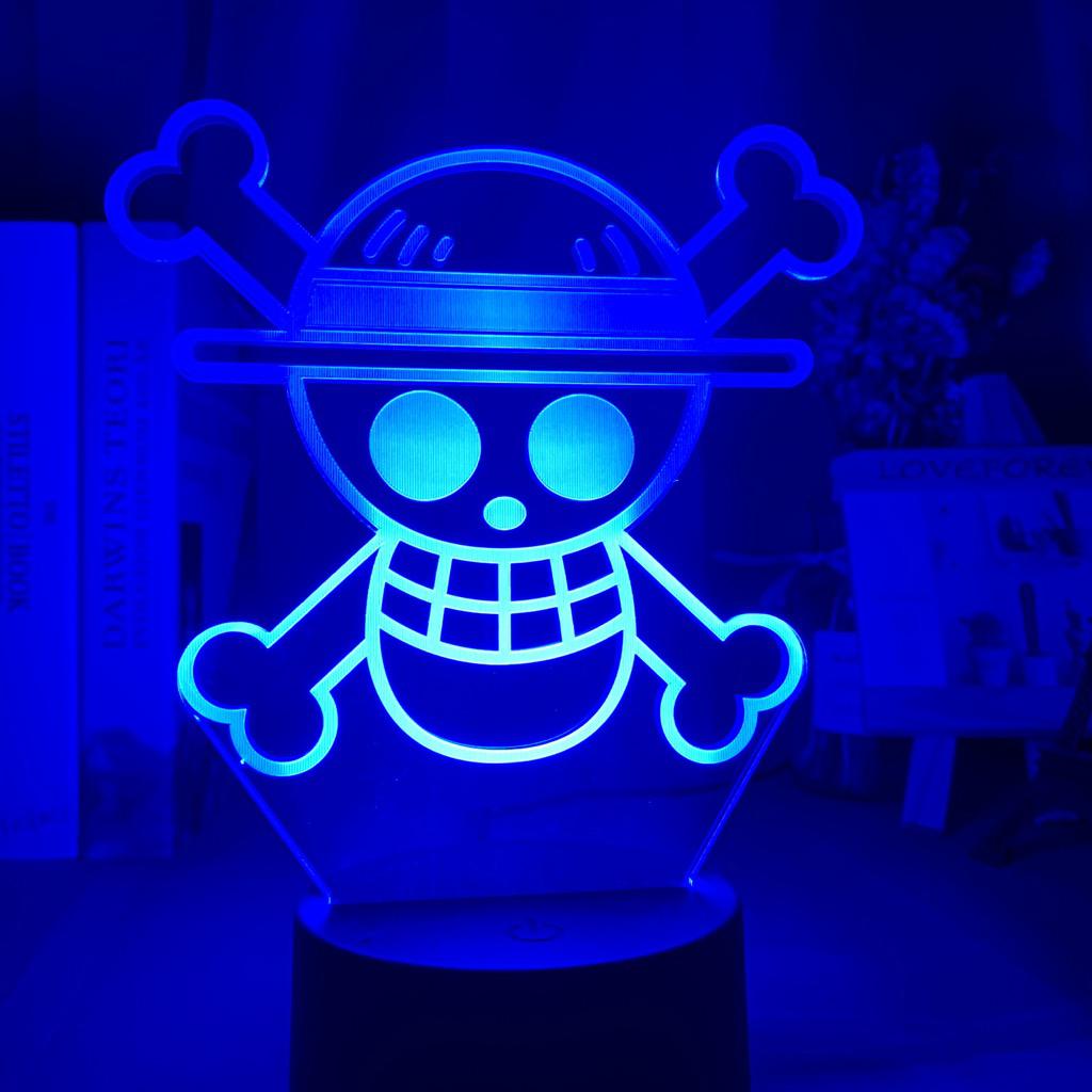 One Piece Logo 3D LED Illusion Lamp-led light-illusion, lamp, led, led light, light, night, night lamp, one piece-onepiece-anime-manga-onepiecestore-onepieceproducts-MyNakama