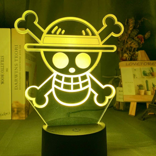 One Piece Logo 3D LED Illusion Lamp-led light-illusion, lamp, led, led light, light, night, night lamp, one piece-onepiece-anime-manga-onepiecestore-onepieceproducts-MyNakama