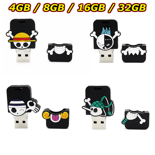 One Piece USB Memory Stick-usb-memory stick, usb-onepiece-anime-manga-onepiecestore-onepieceproducts-MyNakama-memory-4gb-8gb-16gb-32gb-nami-usopp-franky-luffy