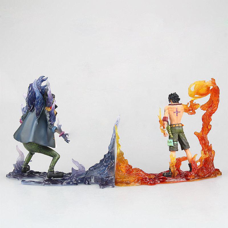 Portgas D. Ace vs Blackbeard - Action Figure-action figure-ace, blackbeard, fire fist, hiken, marshall d. teach-onepiece-anime-manga-onepiecestore-onepieceproducts-MyNakama