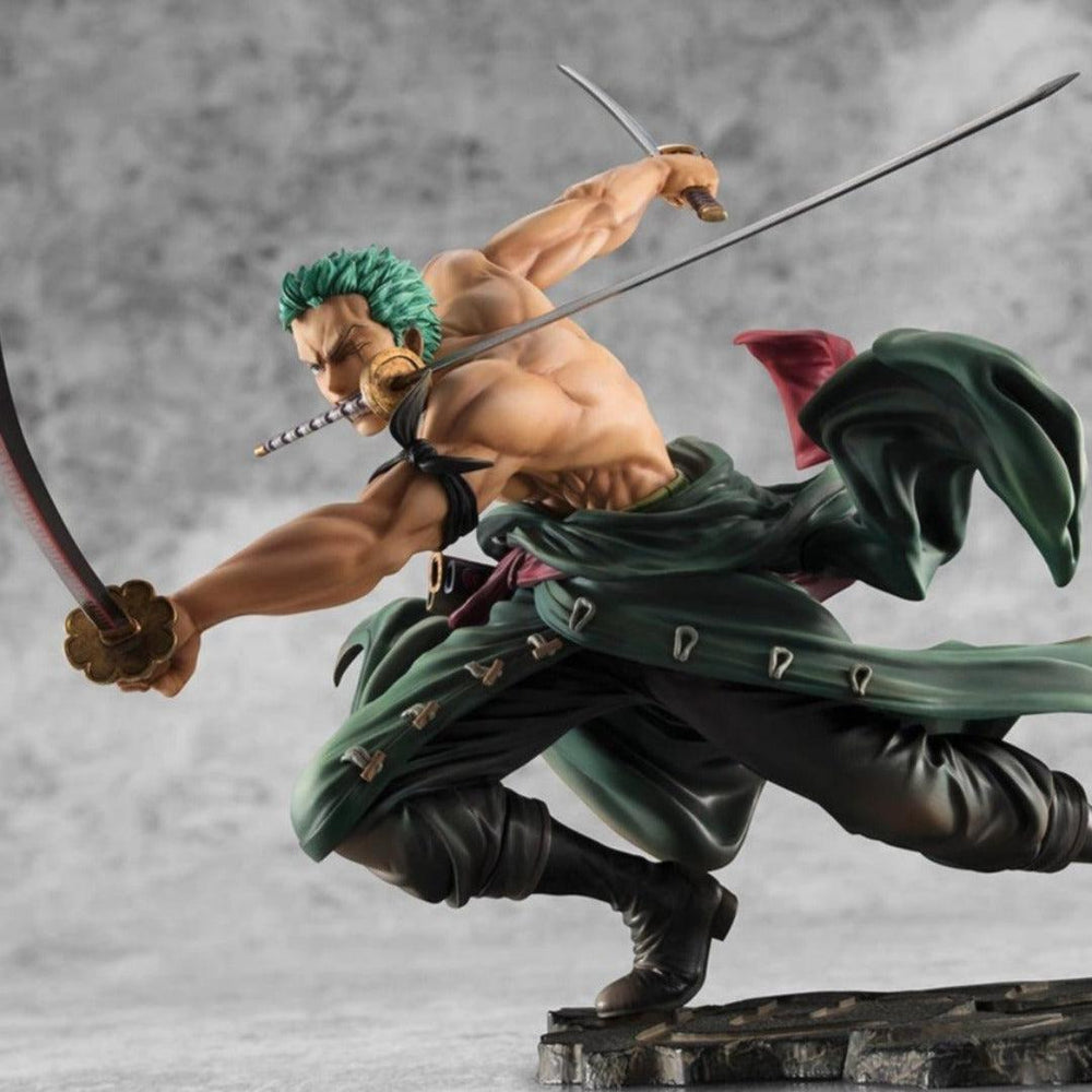 Roronoa Zoro Santoryu - Action Figure-action figure-roronoa zoro, santoryu, zoro-onepiece-anime-manga-onepiecestore-onepieceproducts-MyNakama