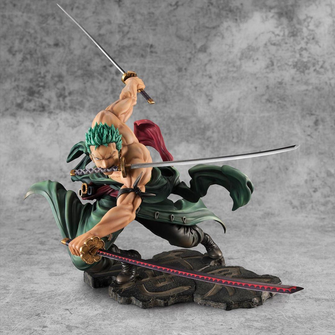 Roronoa Zoro Santoryu - Action Figure-action figure-roronoa zoro, santoryu, zoro-onepiece-anime-manga-onepiecestore-onepieceproducts-MyNakama