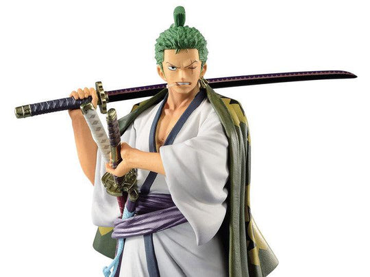 Roronoa Zoro Wano Kuni - Banpresto-action figure-action figure, banpresto, kimono, roronoa, roronoa zoro, roronoazoro, wano, wanokuni, zoro, zorojuro-onepiece-anime-manga-onepiecestore-onepieceproducts-MyNakama