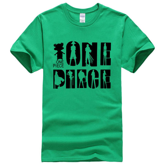 green-black one piece t-shirt