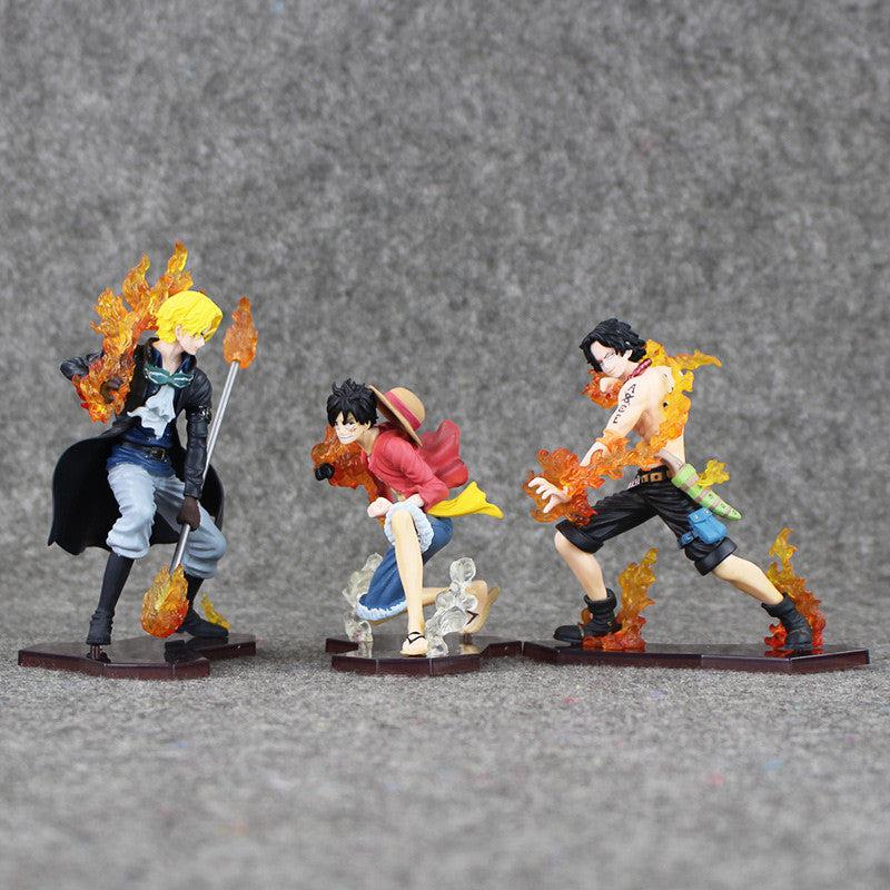 The 3 Brothers - Luffy, Ace, Sabo - One Piece-action figure-ace, fire fist, hiken, luffy, sabo-onepiece-anime-manga-onepiecestore-onepieceproducts-MyNakama