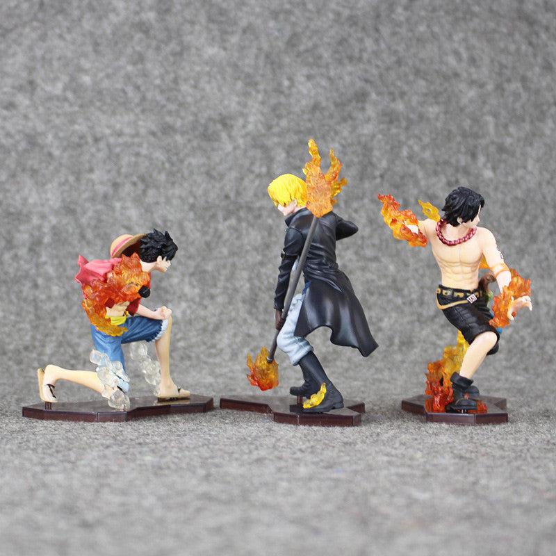 The 3 Brothers - Luffy, Ace, Sabo - One Piece-action figure-ace, fire fist, hiken, luffy, sabo-onepiece-anime-manga-onepiecestore-onepieceproducts-MyNakama