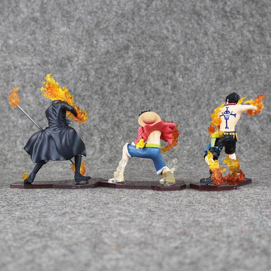 The 3 Brothers - Luffy, Ace, Sabo - One Piece-action figure-ace, fire fist, hiken, luffy, sabo-onepiece-anime-manga-onepiecestore-onepieceproducts-MyNakama