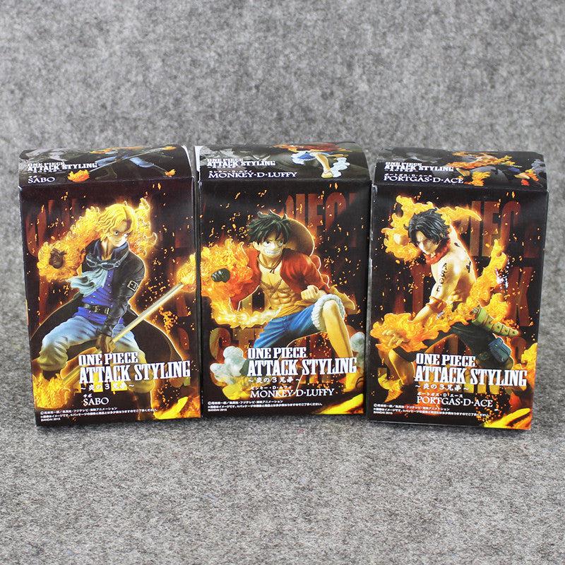 The 3 Brothers - Luffy, Ace, Sabo - One Piece-action figure-ace, fire fist, hiken, luffy, sabo-onepiece-anime-manga-onepiecestore-onepieceproducts-MyNakama