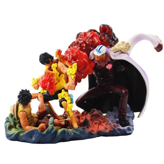 The Death Of Ace - Action Figure-action figure-ace, akainu, fire fist, hiken, luffy, portgas d. ace, sakazuki-onepiece-anime-manga-onepiecestore-onepieceproducts-MyNakama