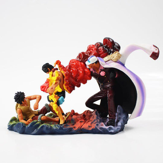 The Death Of Ace - Action Figure-action figure-ace, akainu, fire fist, hiken, luffy, portgas d. ace, sakazuki-onepiece-anime-manga-onepiecestore-onepieceproducts-MyNakama