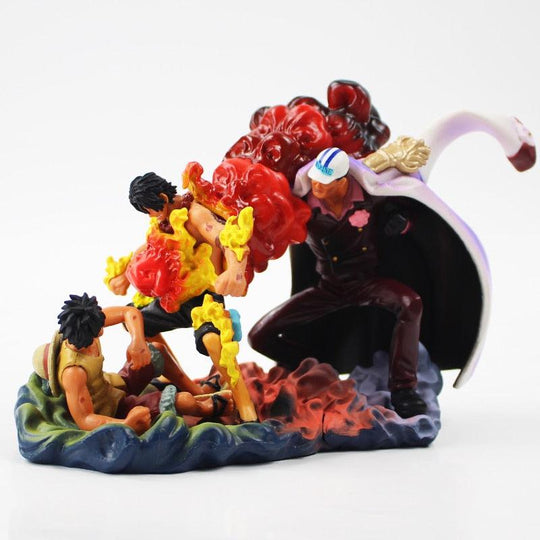 The Death Of Ace - Action Figure-action figure-ace, akainu, fire fist, hiken, luffy, portgas d. ace, sakazuki-onepiece-anime-manga-onepiecestore-onepieceproducts-MyNakama