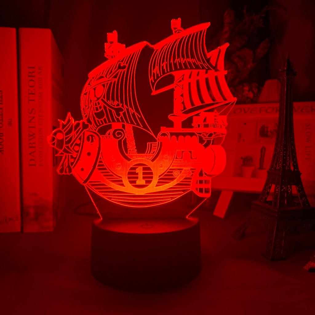 Thousand Sunny 3D LED Illusion Lamp-led light-3d, illusion, lamp, led, led light, night, night lamp-onepiece-anime-manga-onepiecestore-onepieceproducts-MyNakama