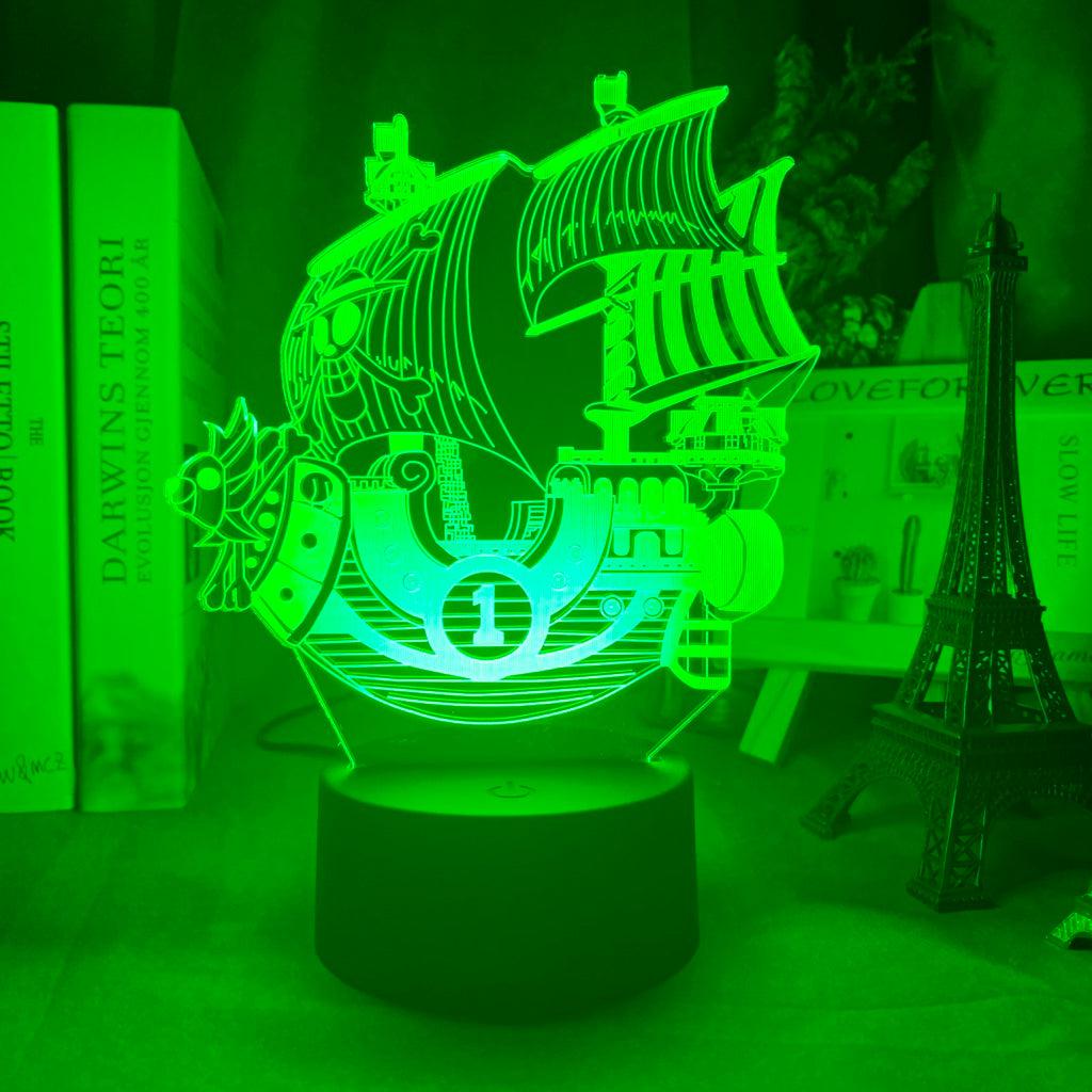 Thousand Sunny 3D LED Illusion Lamp-led light-3d, illusion, lamp, led, led light, night, night lamp-onepiece-anime-manga-onepiecestore-onepieceproducts-MyNakama