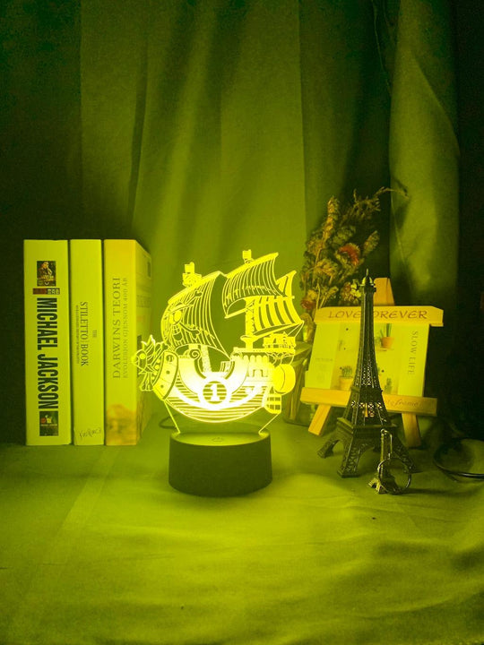 Thousand Sunny 3D LED Illusion Lamp-led light-3d, illusion, lamp, led, led light, night, night lamp-onepiece-anime-manga-onepiecestore-onepieceproducts-MyNakama