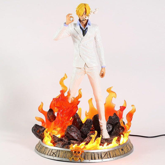 Vinsmoke Sanji - One Piece-statue-blackfoot, lamp, night lamp, sanji, statue, statues, vinsmoke-onepiece-anime-manga-onepiecestore-onepieceproducts-MyNakama